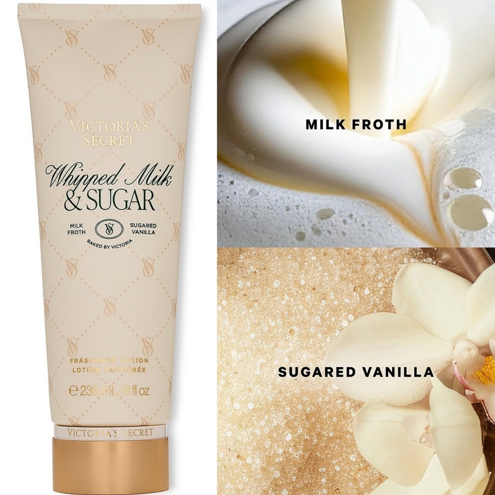 Victoria's Secret Whipped Milk & Sugar Fragrance Body Lotion 8oz NEW